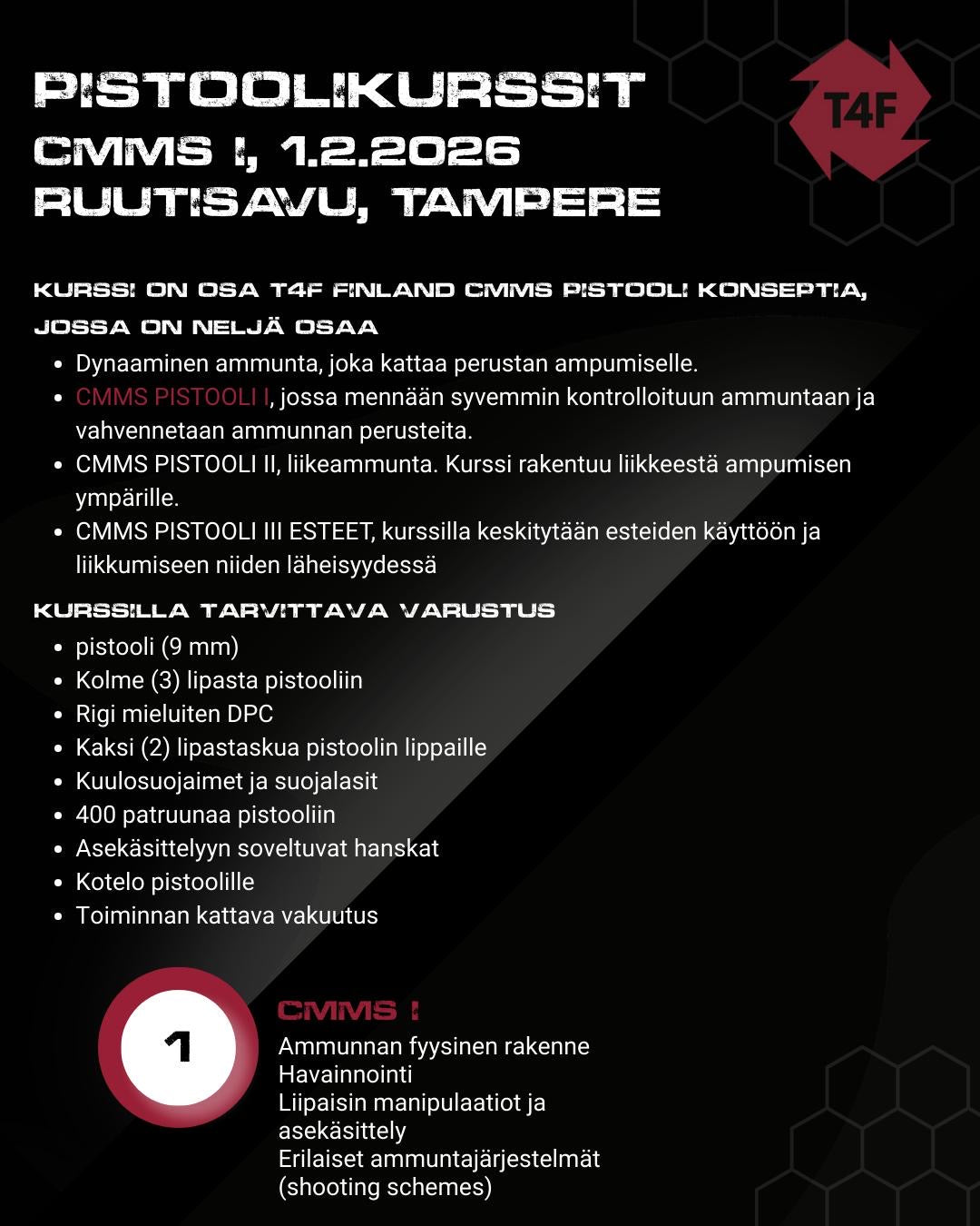 COMBAT MARKSMANSHIP PISTOOLI 1.2.26